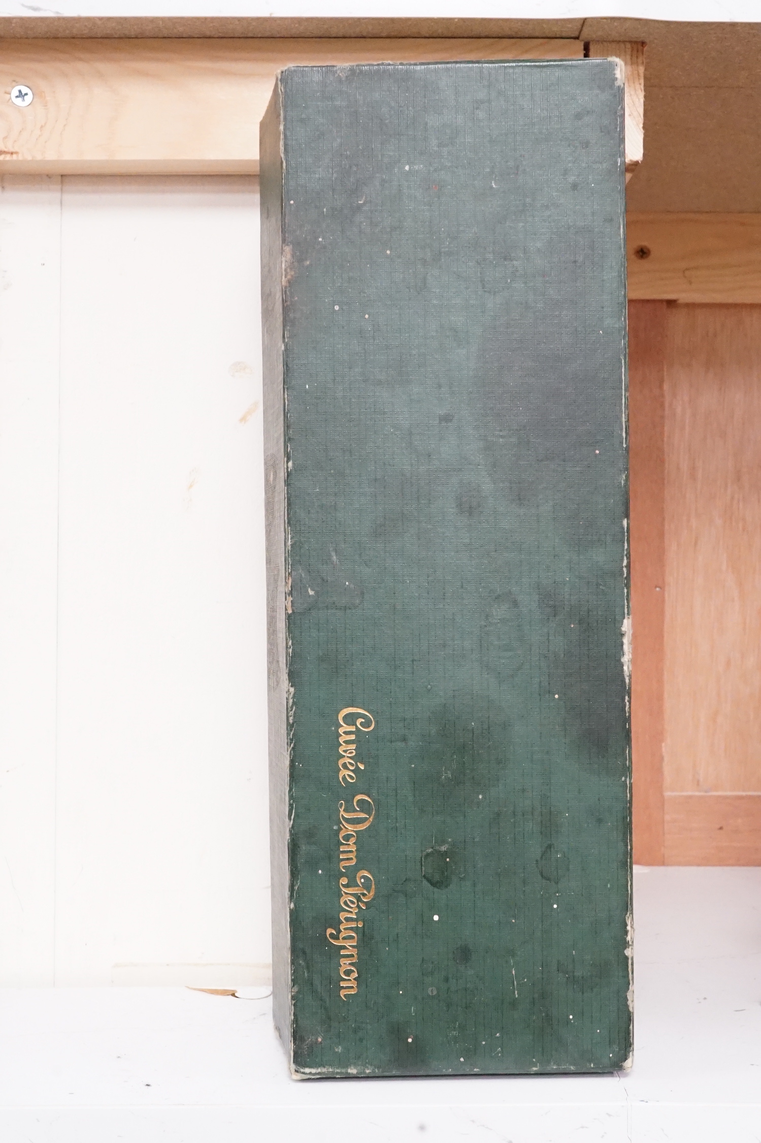 One bottle of Champagne Cuvee Dom Perignon 1983, boxed